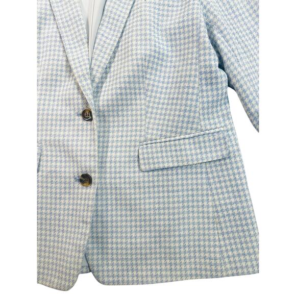Ann Taylor Blazer Herringbone/Tweed Pattern 3/4 Length Sleeve SIZE 12 - Picture 3 of 12
